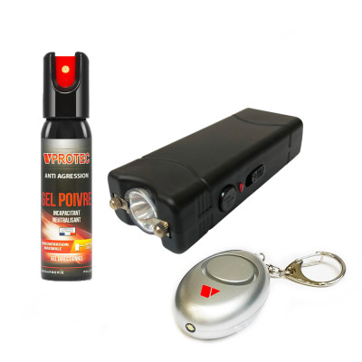 Porte clé de défense poivre Piranha rose rechargeable - POIVRE - Bombe  lacrymogène - Auto Défense